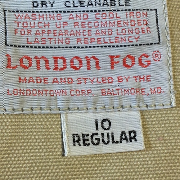 Vintage London Fog Trench Coat ladies Double Breasted Women’s 10 - Picture 11 of 17